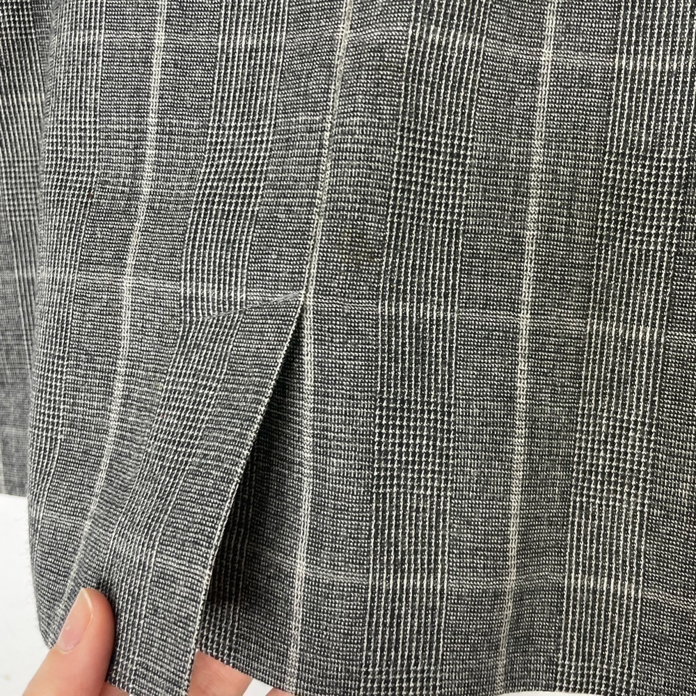 Judith & Charles classic wool plaid mini skirt - Picture 3 of 8